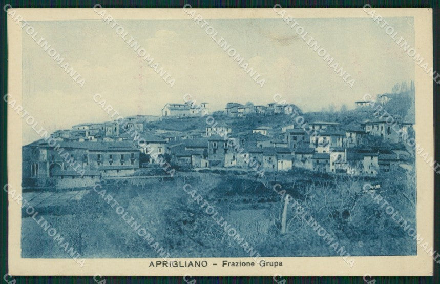 Cosenza Aprigliano Grupa cartolina KV3703 – fronte