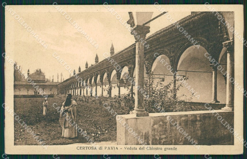 Pavia Certosa di Pavia cartolina KV3719 – fronte