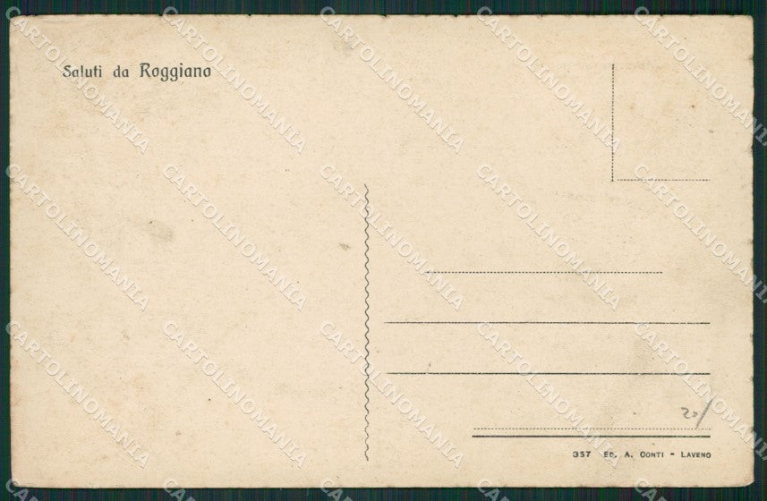 Cosenza Roggiano cartolina KV3726 – retro
