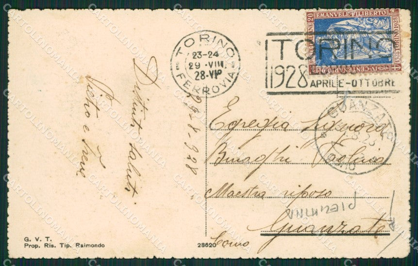 Torino Città Saluti da PIEGHINA cartolina KV3748 – retro