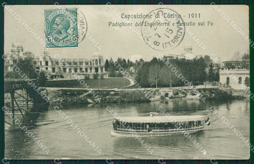 Torino Città ABRASA cartolina KV3762 – fronte