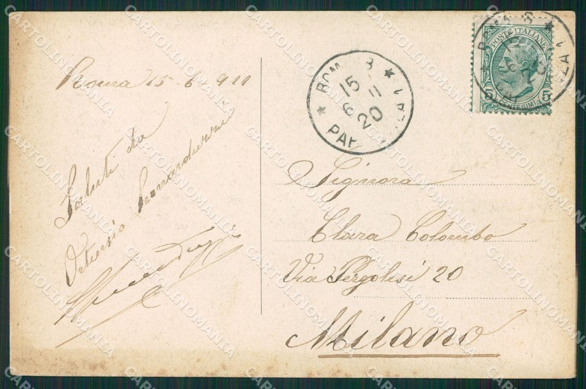 Roma Città Vittorio Emanuele cartolina KV3763 – retro