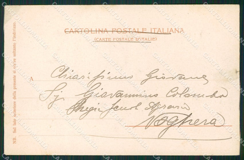 Catania Eruzione Etna cartolina KV3772 – retro