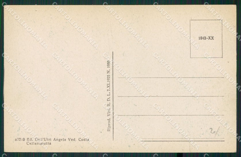 Caltanissetta Città cartolina KV3797 – retro