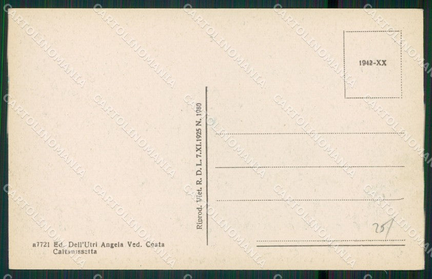 Caltanissetta Città cartolina KV3798 – retro