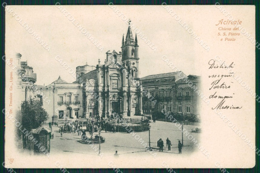 Catania Acireale PIEGHINE cartolina KV3799 – fronte