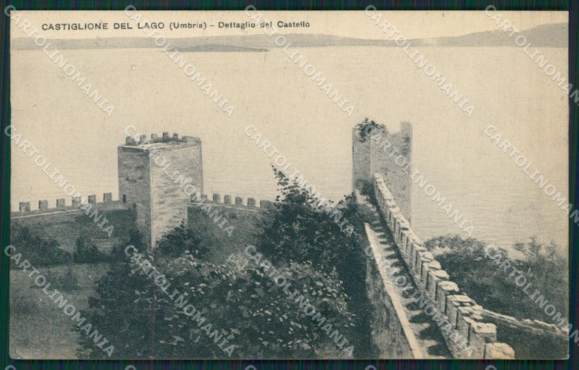 Perugia Castiglione del Lago cartolina KV3812 – fronte