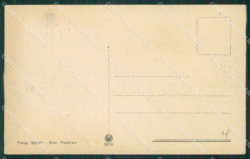 Perugia Castiglione del Lago cartolina KV3812 – retro