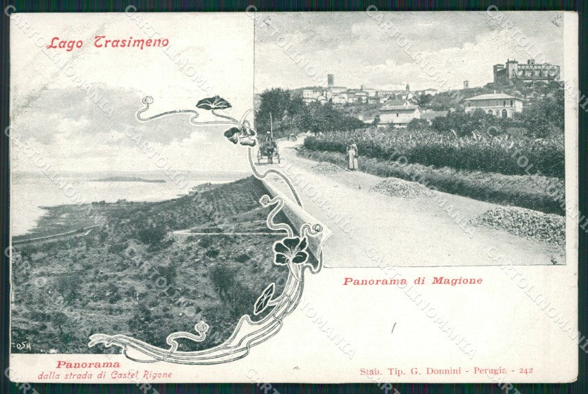 Perugia Magione cartolina KV3814 – fronte