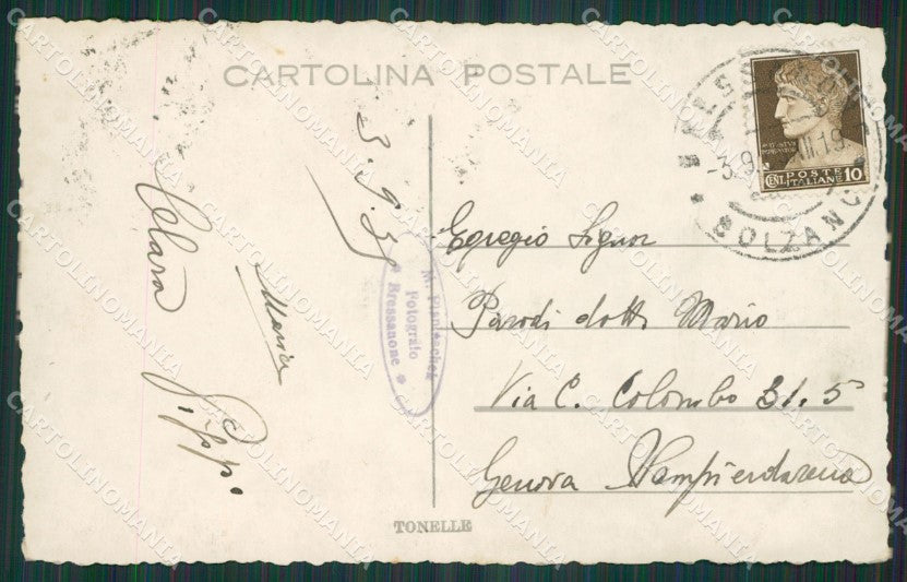 Bolzano Bressanone Foto cartolina KV3841 – retro