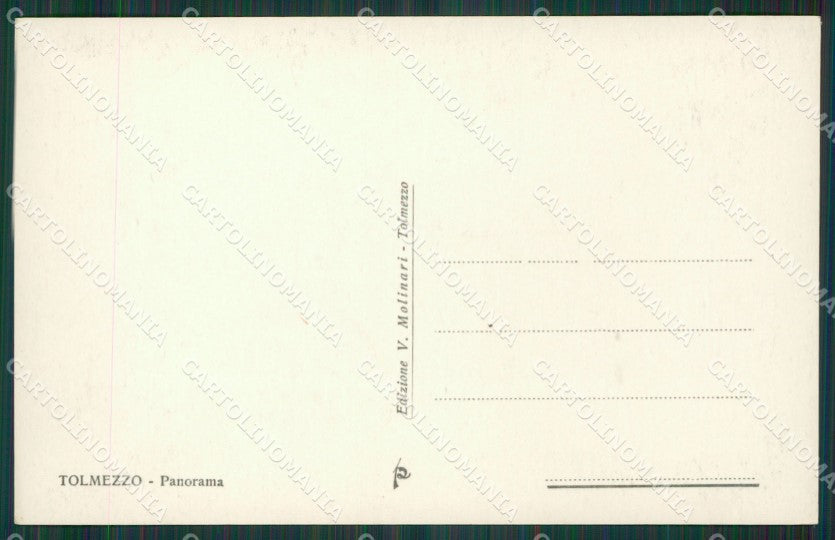 Udine Tolmezzo Foto cartolina KV3843 – retro