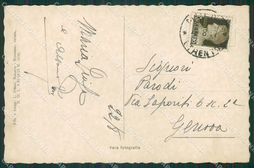 Trento Maena Foto cartolina KV3859 – retro