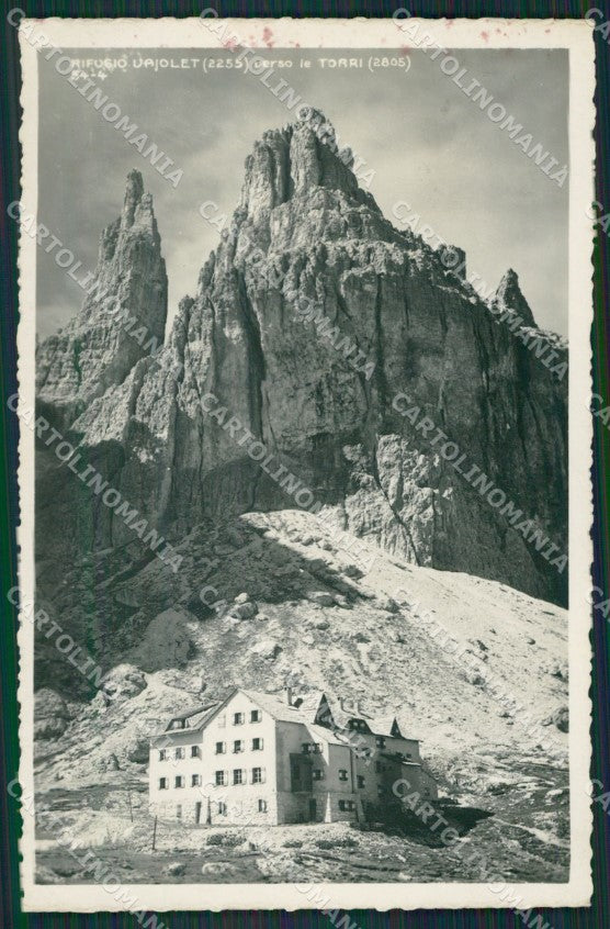 Trento Rifugio Vajolet Cai Foto cartolina KV3867 – fronte