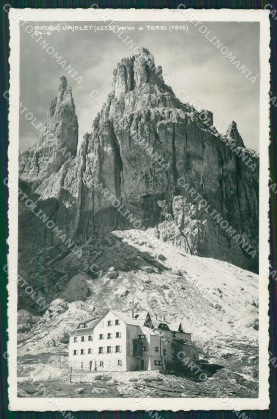 Trento Rifugio Vajolet Cai Foto cartolina KV3868 – fronte