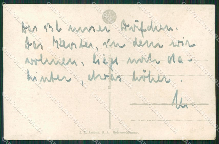 Bolzano Merano PIEGA Foto cartolina KV3874 – retro
