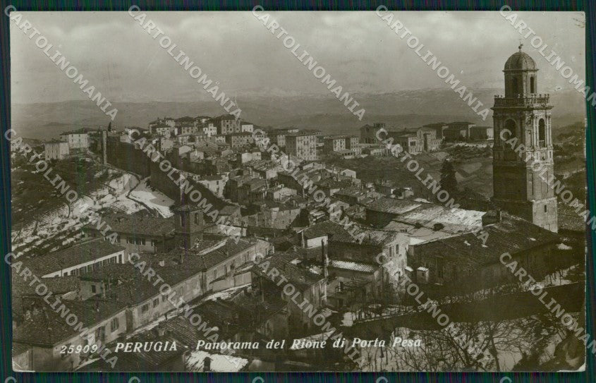 Perugia Città Fotocartolina KV3887 – fronte
