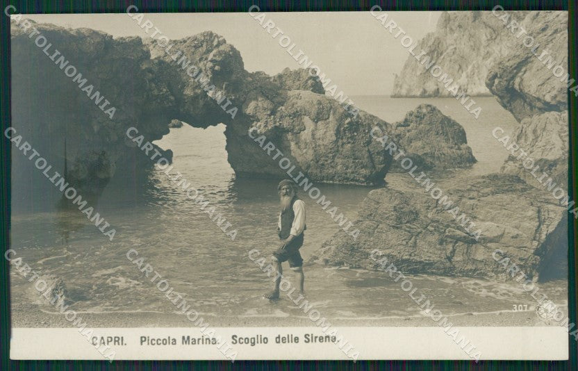 Napoli Capri Marina Piccola NPG Foto cartolina KV3908 – fronte