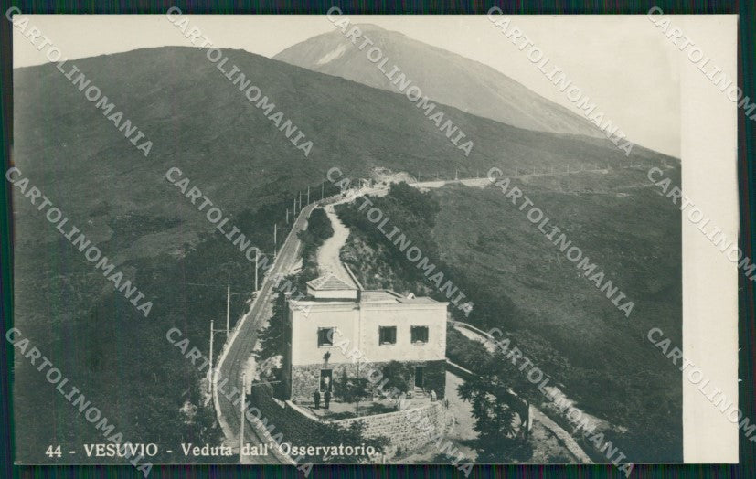 Napoli Vesuvio Osservatorio Foto cartolina KV3909 – fronte