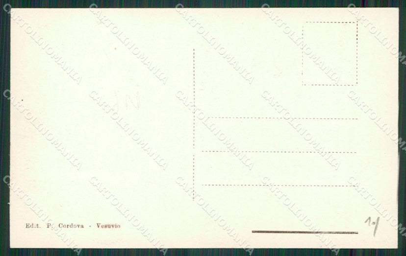 Napoli Vesuvio Osservatorio Foto cartolina KV3909 – retro