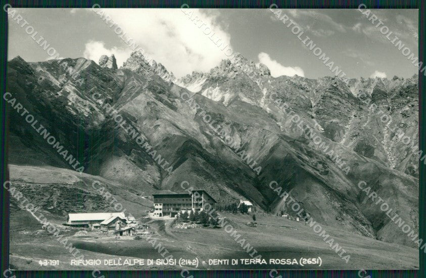 Bolzano Castelrotto Rifugio Alpe di Siusi Tci Foto cartolina KV3953 – fronte