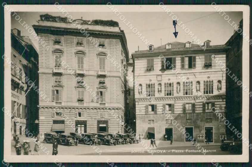 Genova Città Auto Foto cartolina KV3971 – fronte