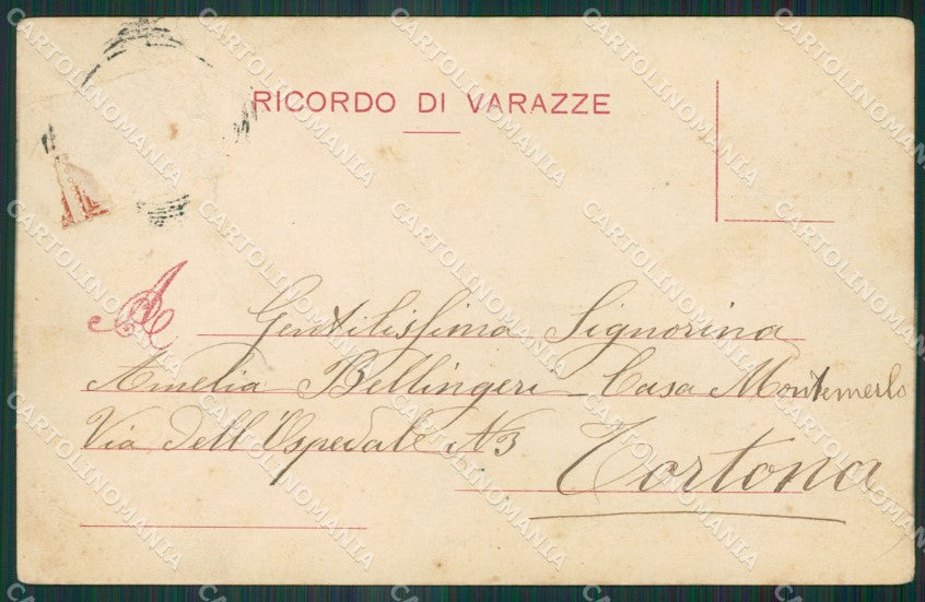 Savona Varazze PIEGHE cartolina KV3990 – retro