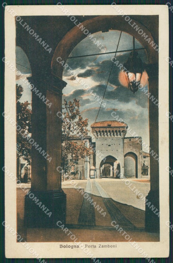 Bologna Porta Zamboni SCOLLATA cartolina KV4002 – fronte