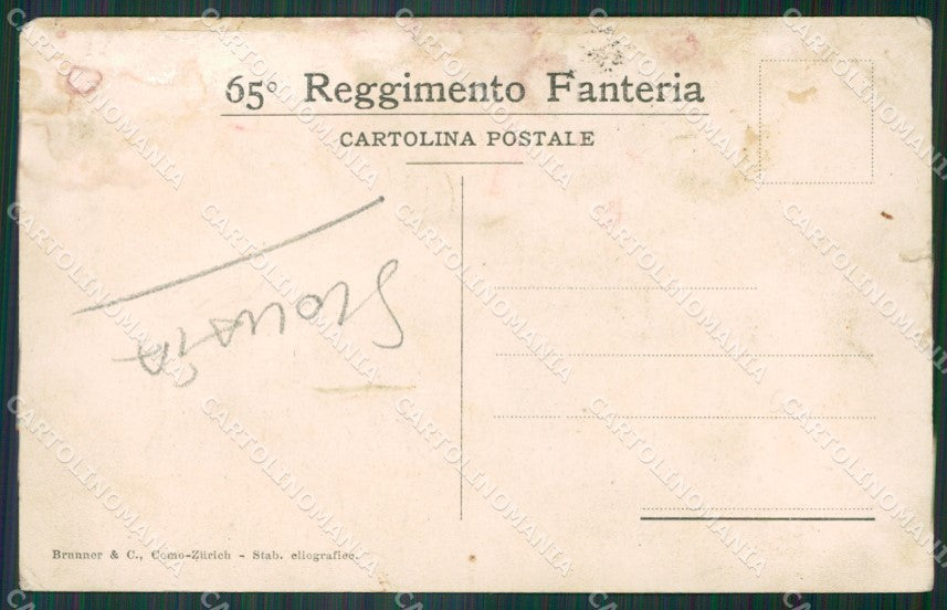 Como Militari SCOLLATA cartolina KV4021 – retro