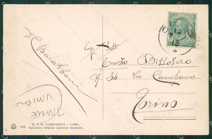 Como Civiglio San Tomaso TRACCE UMIDO cartolina KV4022 – retro