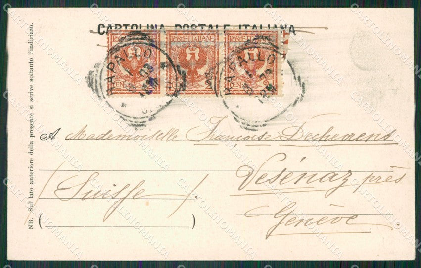 Genova Rapallo cartolina KV4042 – retro