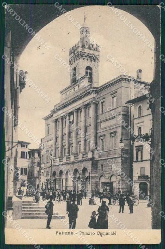 Perugia Foligno PIEGHE cartolina KV4045 – fronte