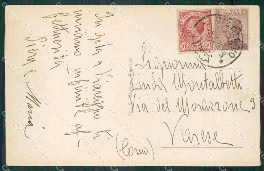 Lucca Viareggio cartolina KV4046 – retro