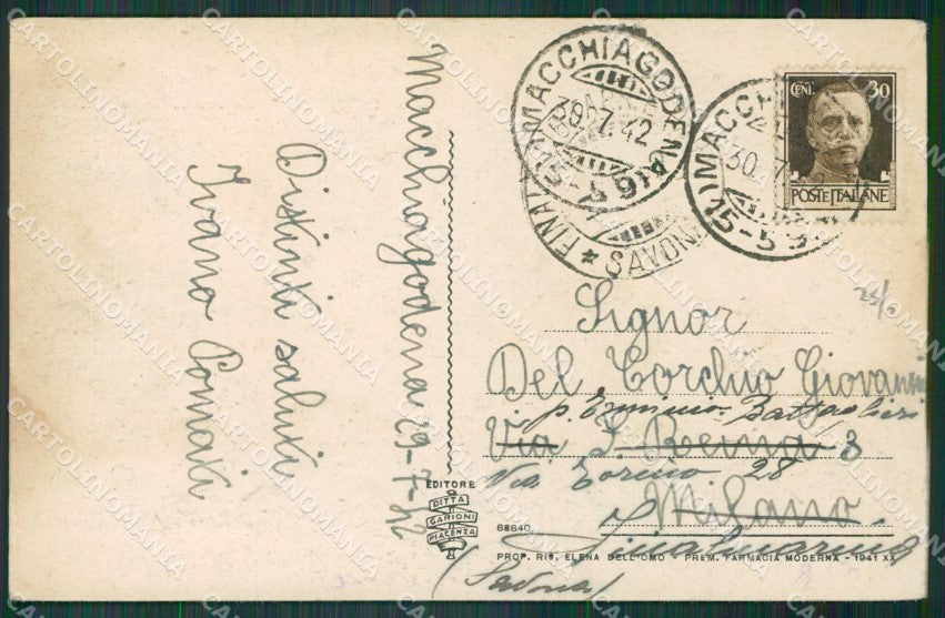 Isernia Macchiagodena cartolina KV4065 – retro