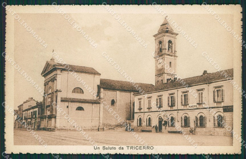 Vercelli Tricerro cartolina KV4074 – fronte