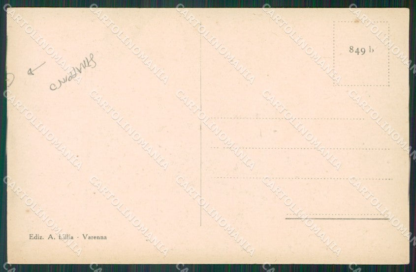 Lecco Varenna STRAPPINO cartolina KV4088 – retro