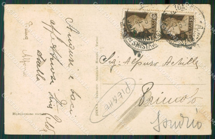 Novara Borgomanero Saluti da PIEGHE cartolina KV4110 – retro