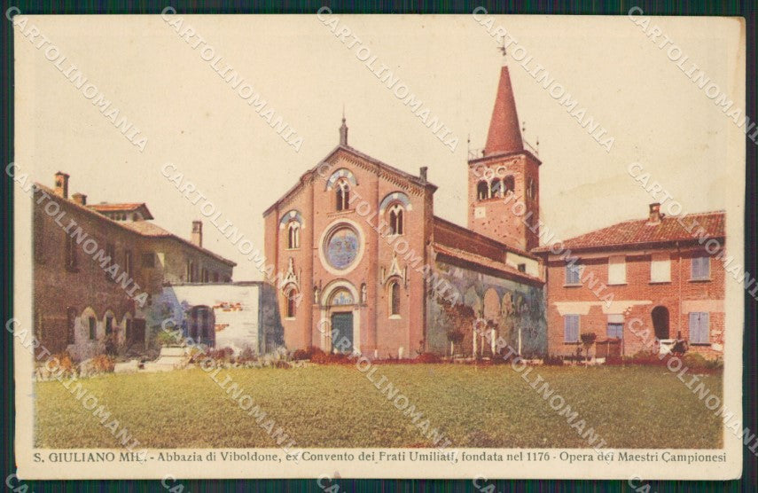 Milano San Giuliano Milanese TRACCE UMIDO cartolina KV4129 – fronte