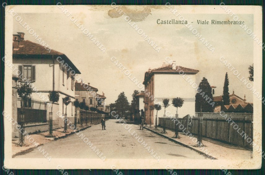 Varese Castellanza MACCHIA PIEGHINE cartolina KV4141 – fronte