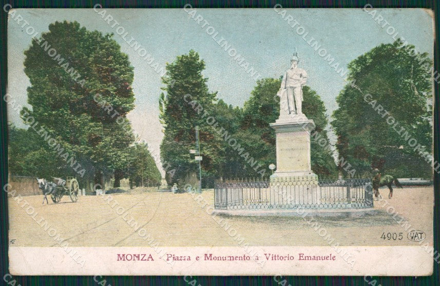 Milano Monza Alterocca 4905 PIEGHE cartolina KV4148 – fronte