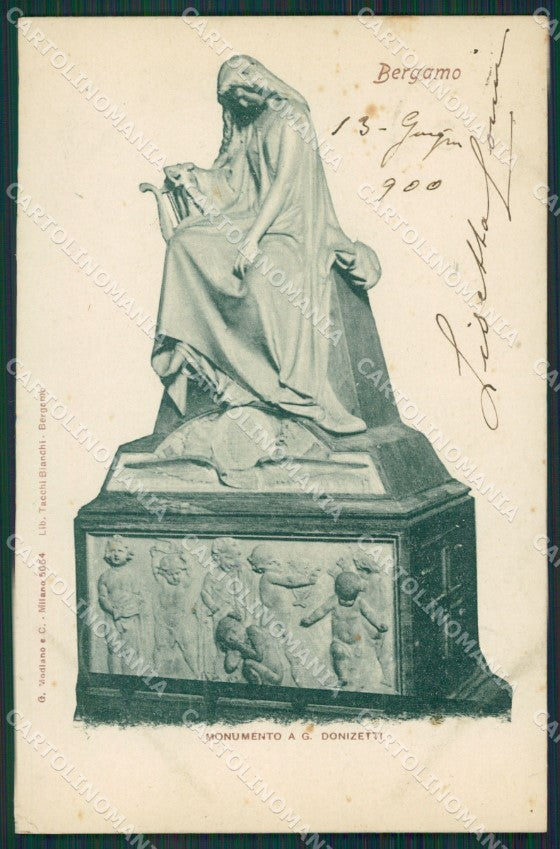 Bergamo Città Donizetti cartolina KV4152 – fronte