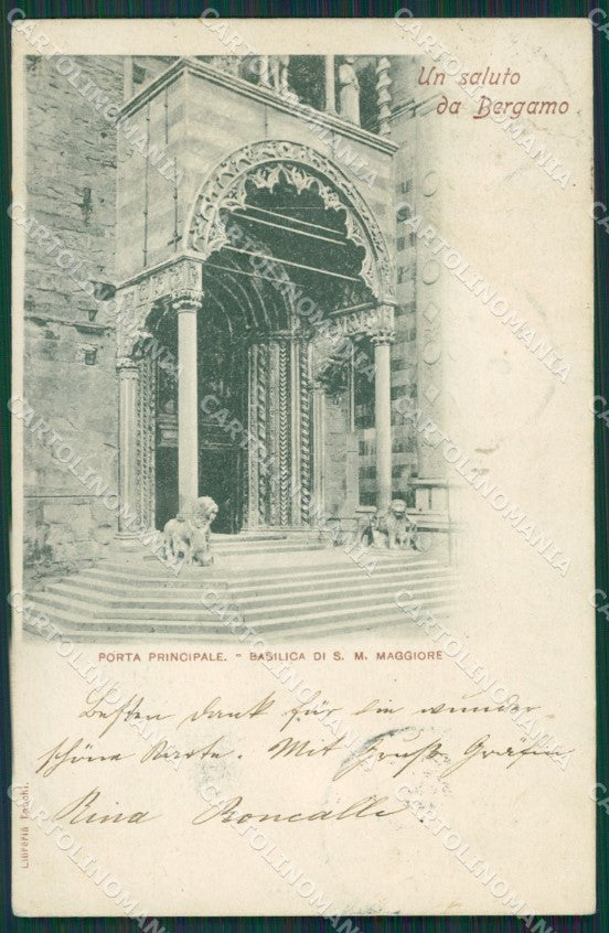 Bergamo Città cartolina KV4154 – fronte