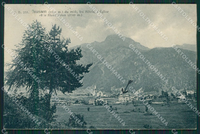 Aosta Brusson cartolina KV4155 – fronte