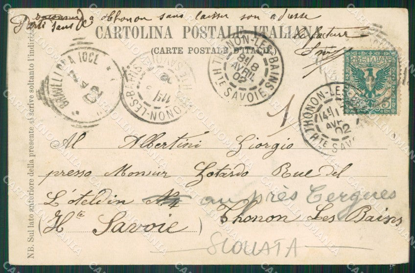 Verbania Casale Corte Cerro SCOLLATA cartolina KV4181 – retro