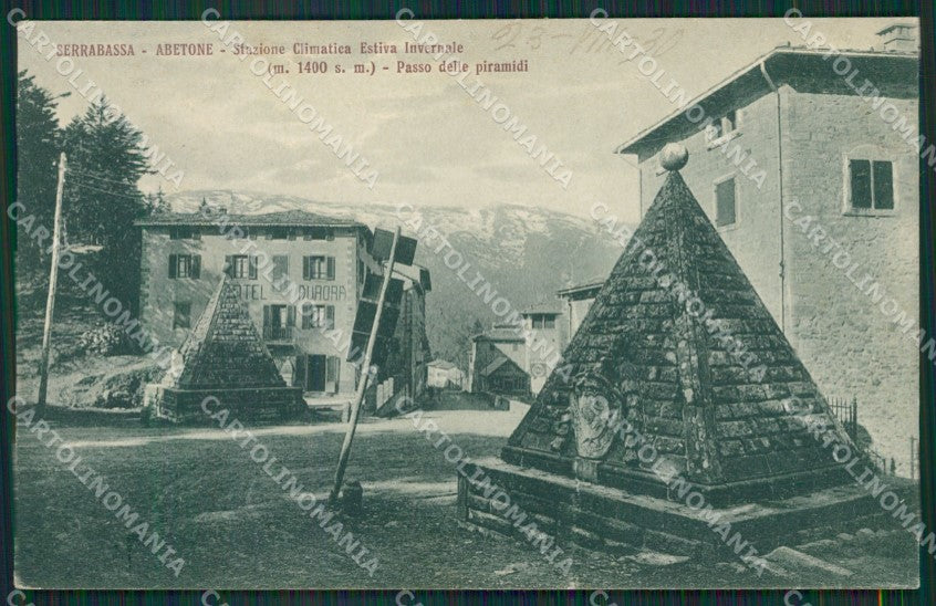 Pistoia Abetone Serrabassa Passo Piramidi cartolina KV4187 – fronte