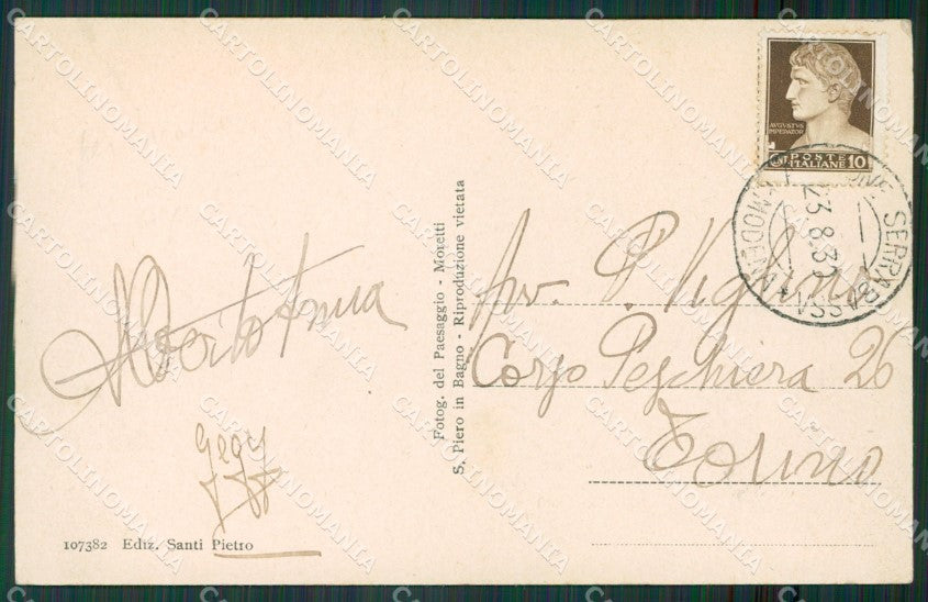 Pistoia Abetone Serrabassa Passo Piramidi cartolina KV4187 – retro