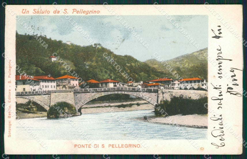 Bergamo San Pellegrino cartolina KV4199 – fronte
