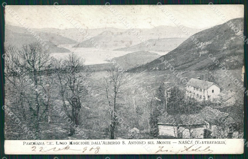Varese Castelveccana Nasca ABRASA cartolina KV4202 – fronte
