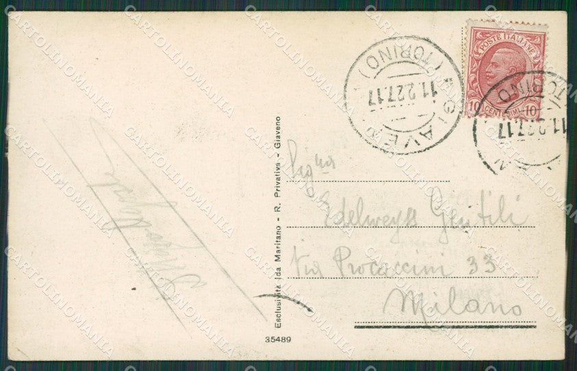 Torino Giaveno cartolina KV4204 – retro