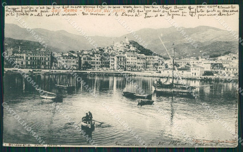 Imperia Sanremo cartolina KV4222 – fronte