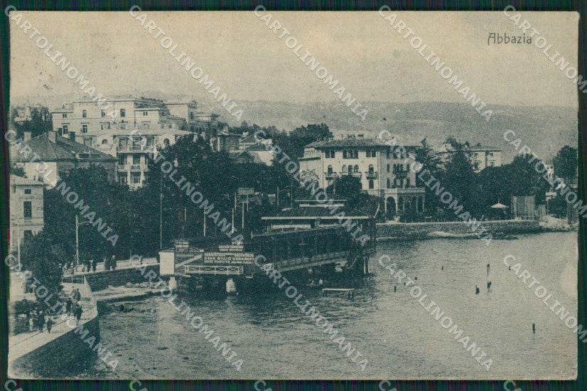 Croazia Abbazia cartolina KV4229 – fronte